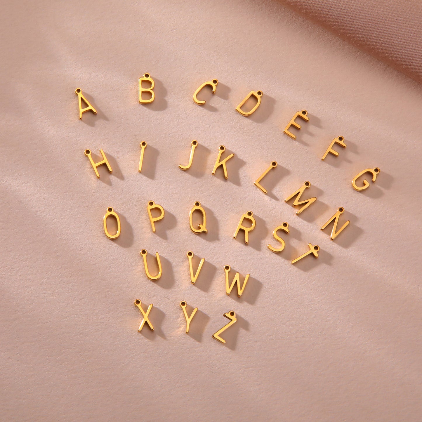 Alphabet Letter Pendant Charm