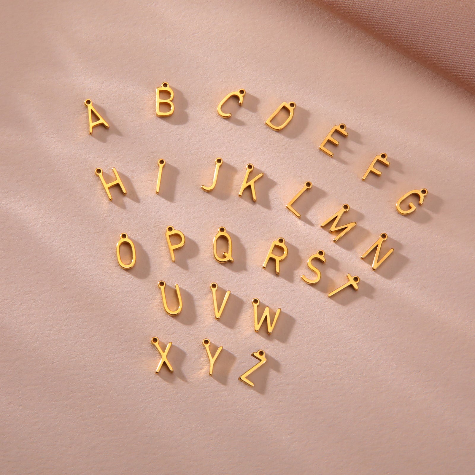Alphabet Letter Pendant Charm