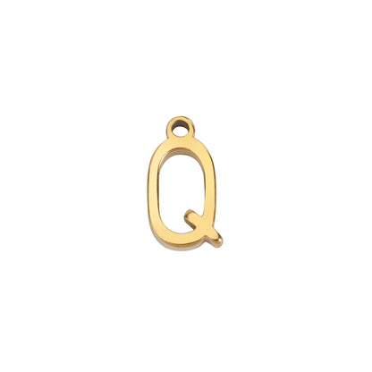 Alphabet Letter Pendant Charm