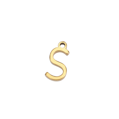 Alphabet Letter Pendant Charm