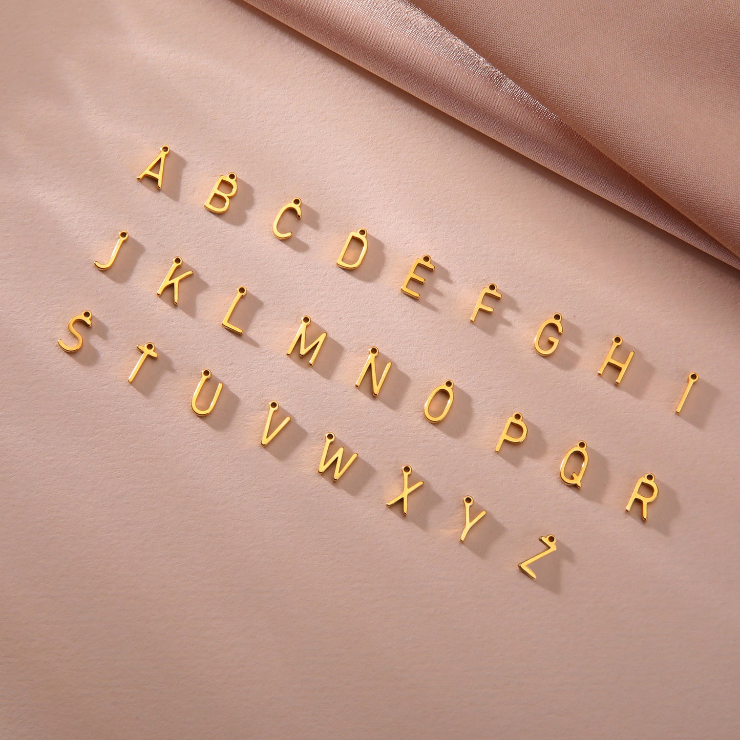 Alphabet Letter Pendant Charm