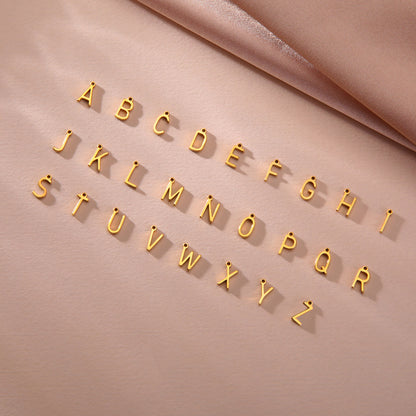 Alphabet Letter Pendant Charm