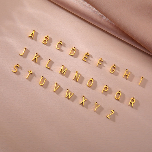 Alphabet Letter Pendant Charm