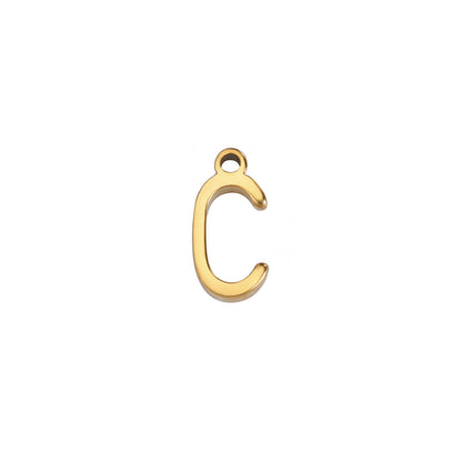 Alphabet Letter Pendant Charm