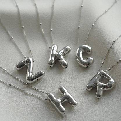 Alphabet Letter Pendant Necklace