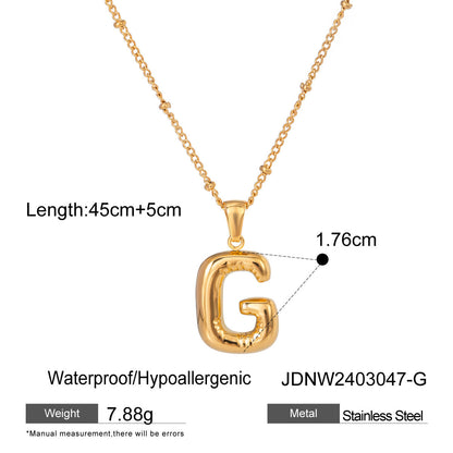 Alphabet Necklace Pendant