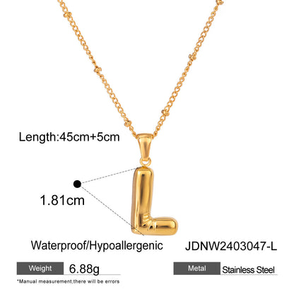 Alphabet Necklace Pendant
