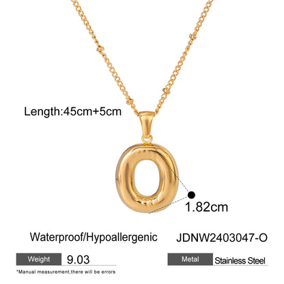 Alphabet Necklace Pendant