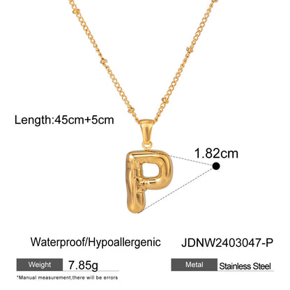 Alphabet Necklace Pendant