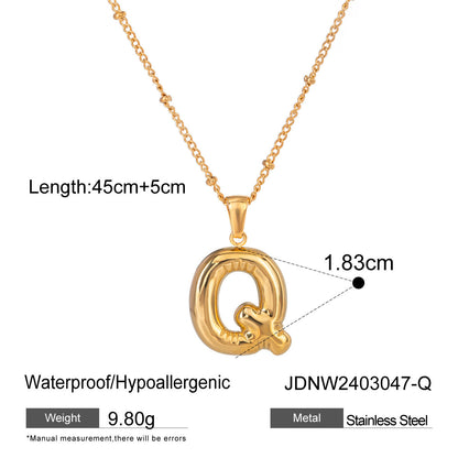 Alphabet Necklace Pendant