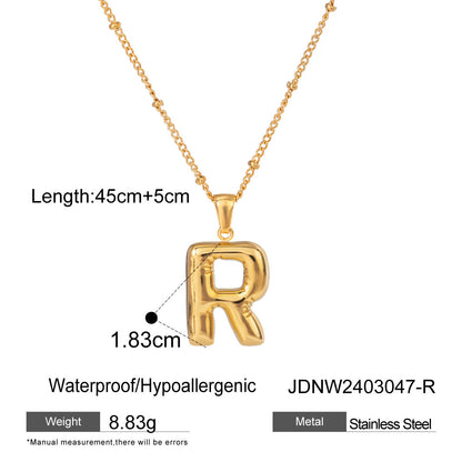 Alphabet Necklace Pendant