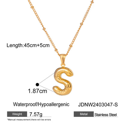 Alphabet Necklace Pendant