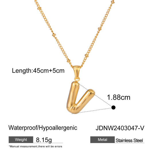 Alphabet Necklace Pendant