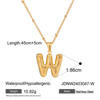 Alphabet Necklace Pendant