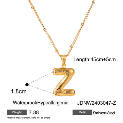 Alphabet Necklace Pendant