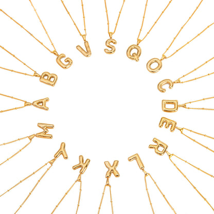 Alphabet Necklace Pendant