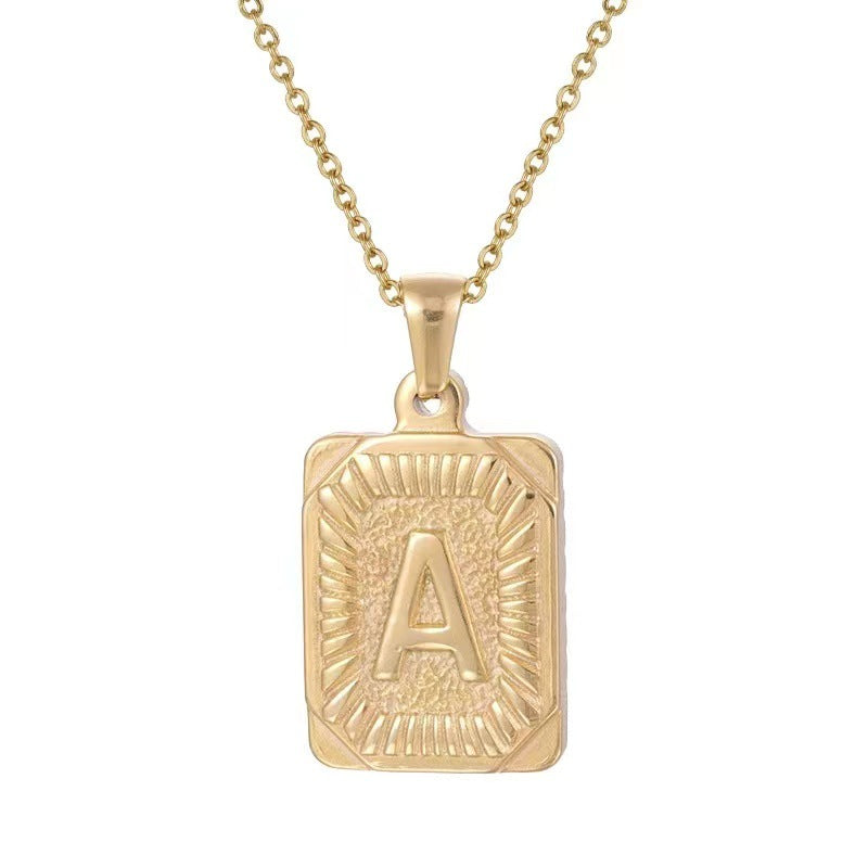 Alphabet necklace