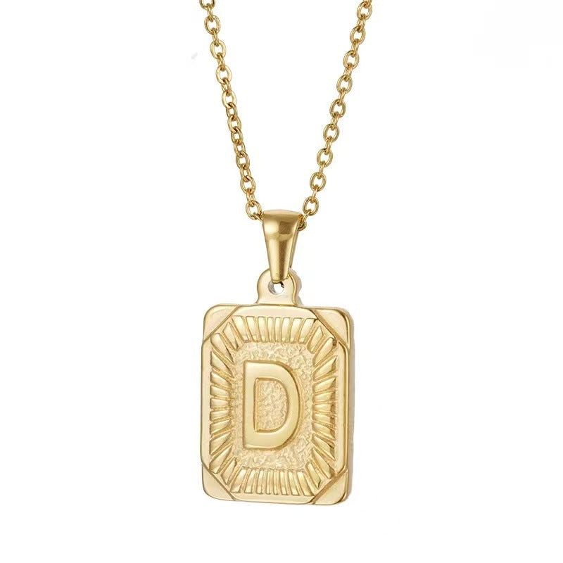Alphabet necklace