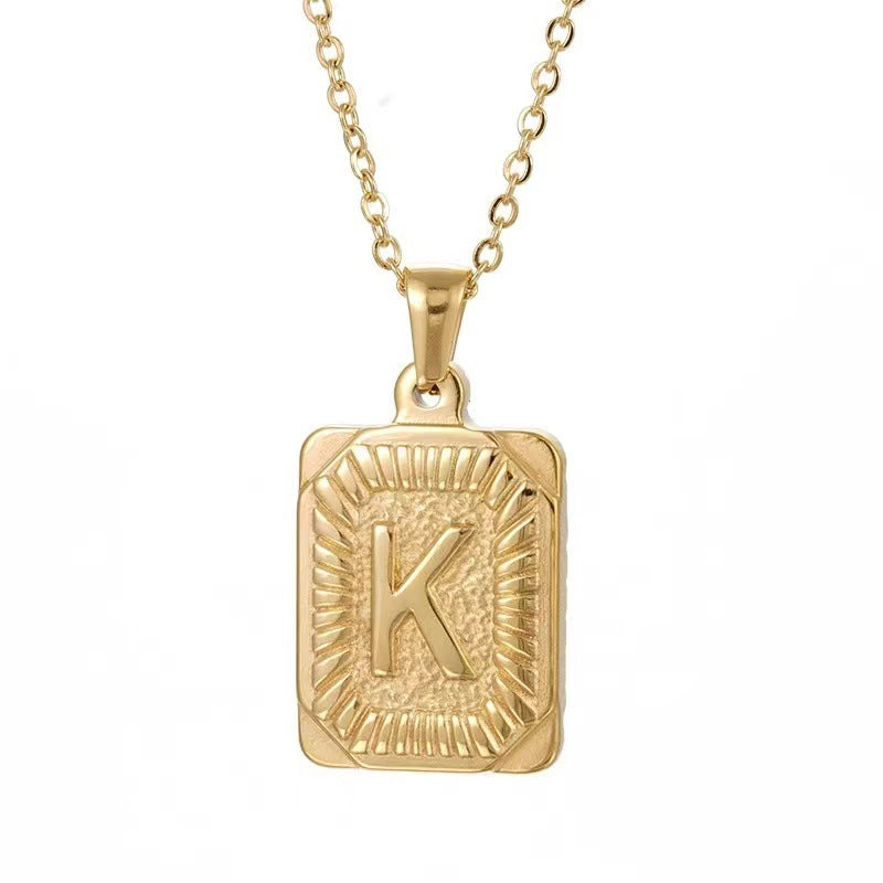 Alphabet necklace