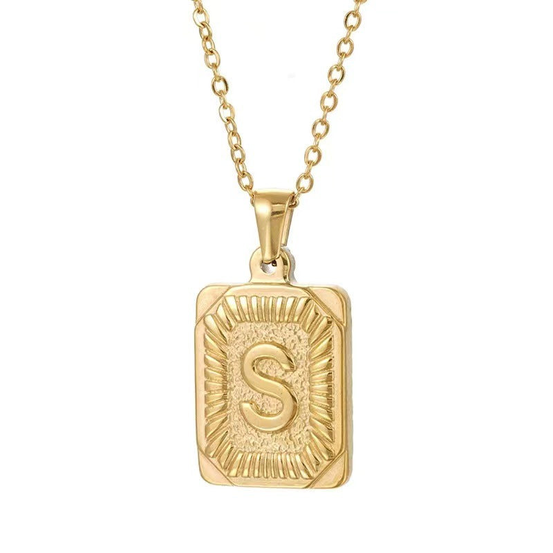 Alphabet necklace