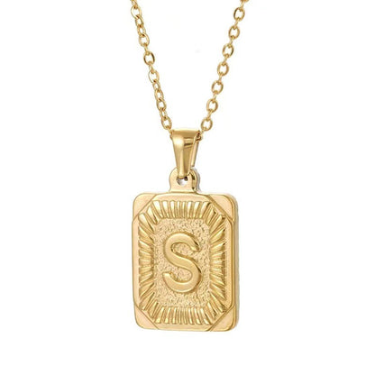 Alphabet necklace