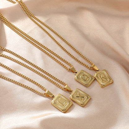 Alphabet necklace