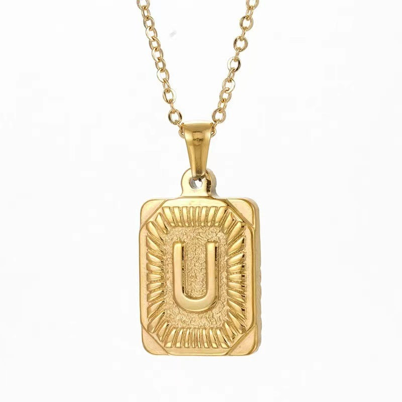 Alphabet necklace