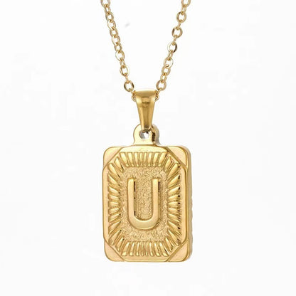 Alphabet necklace