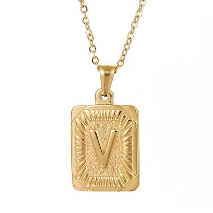 Alphabet necklace