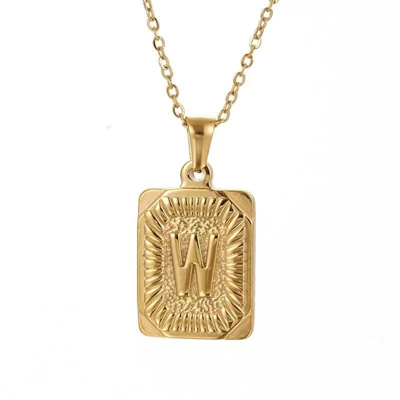 Alphabet necklace