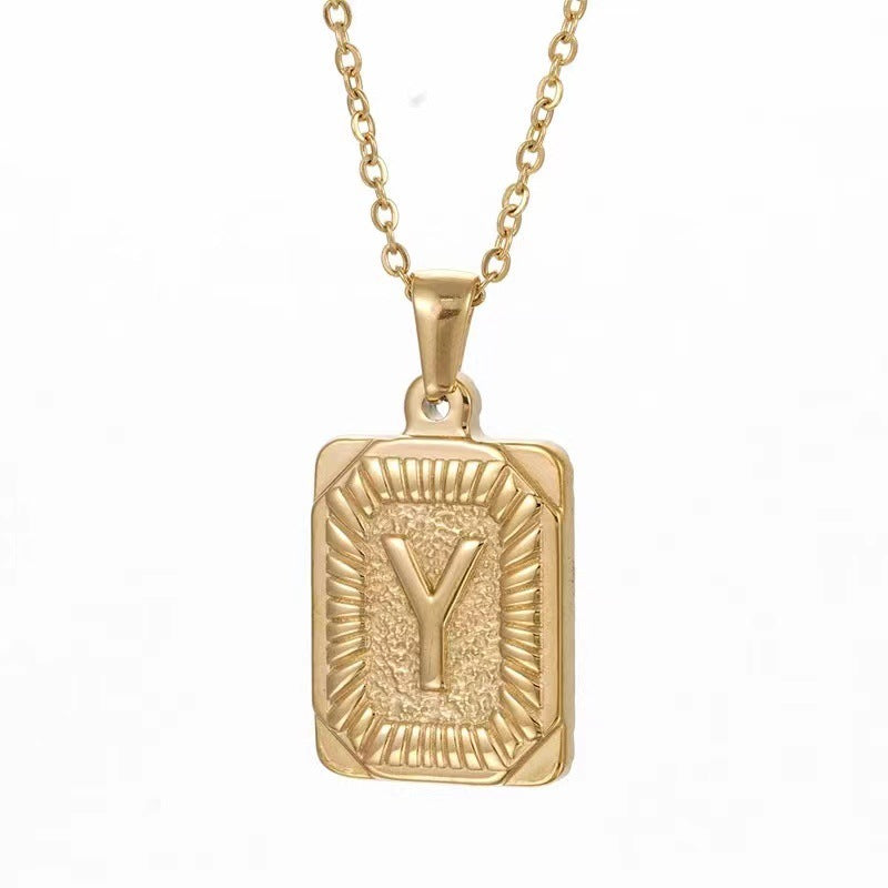 Alphabet necklace