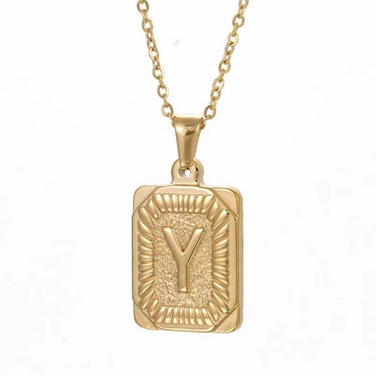 Alphabet necklace