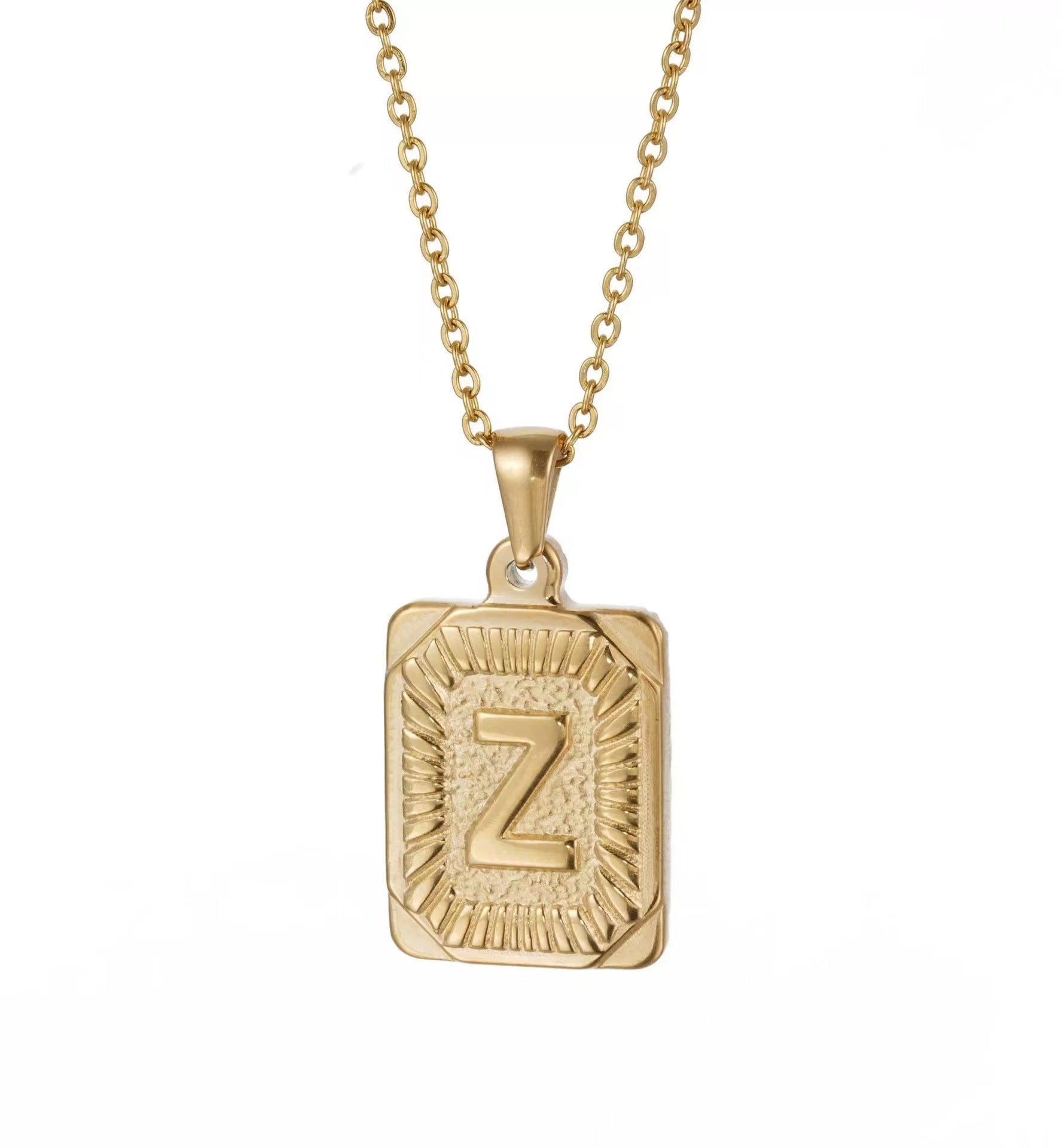 Alphabet necklace