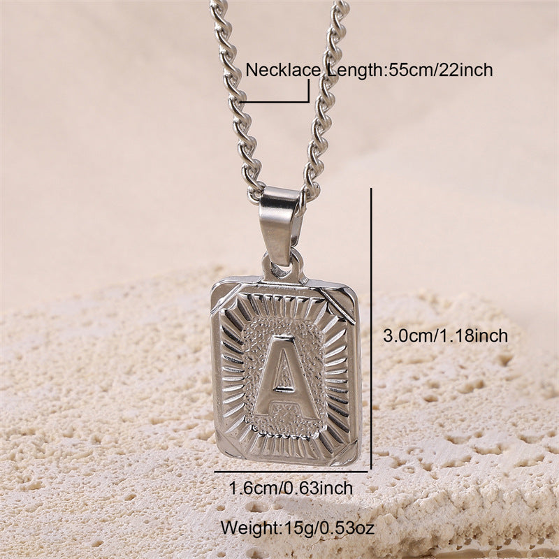 Alphabet necklace