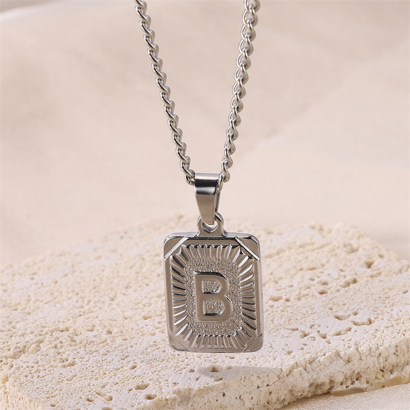 Alphabet necklace