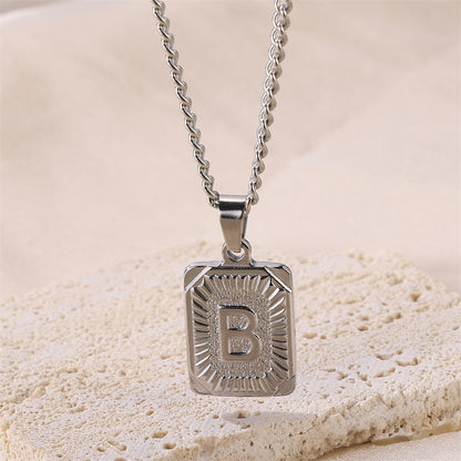Alphabet necklace