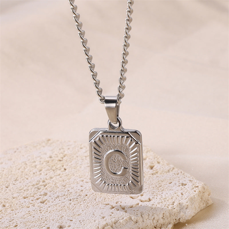 Alphabet necklace