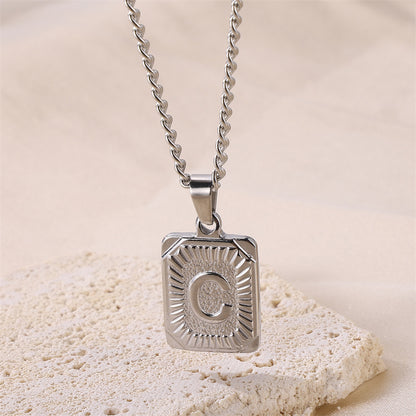 Alphabet necklace