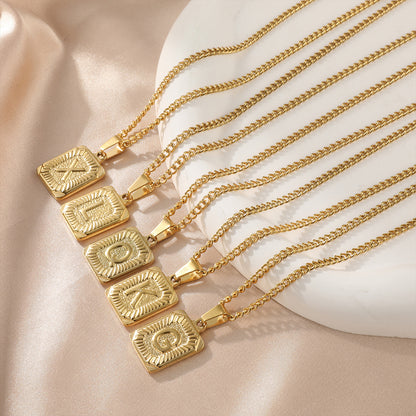 Alphabet necklace