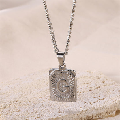 Alphabet necklace
