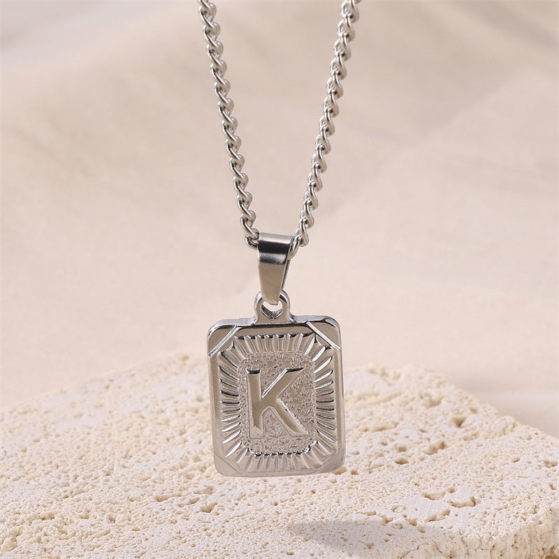Alphabet necklace