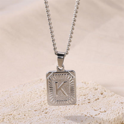 Alphabet necklace