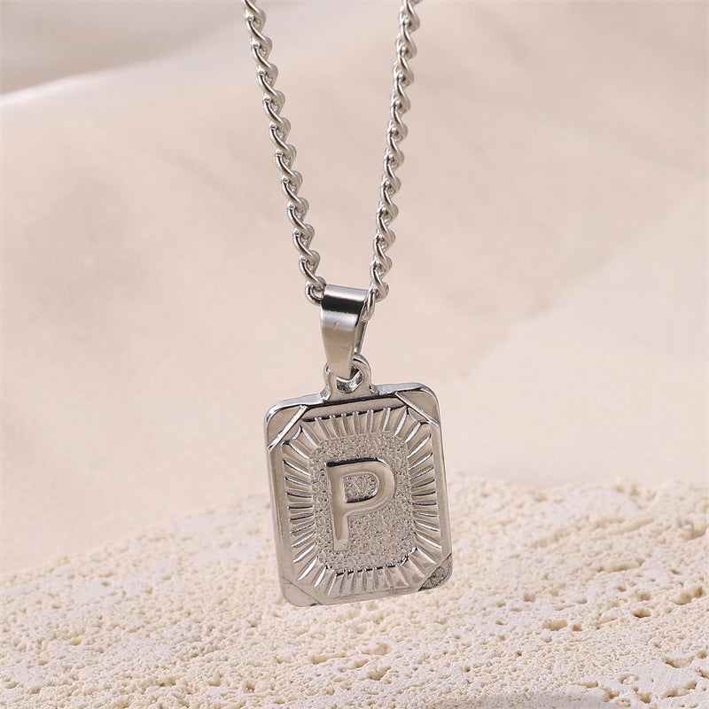 Alphabet necklace
