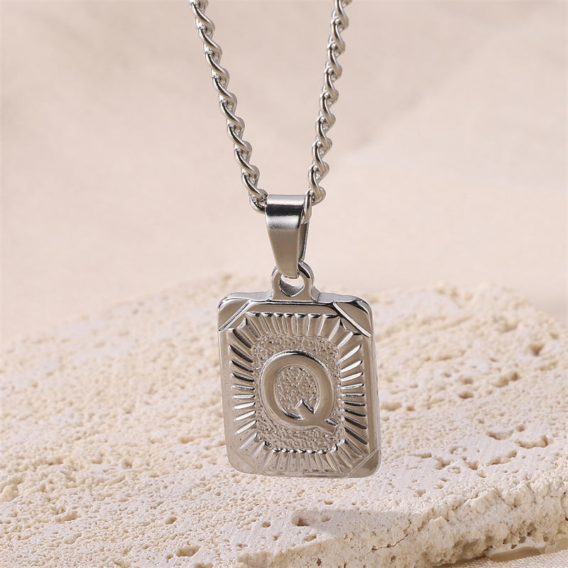 Alphabet necklace