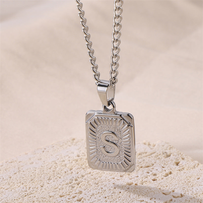 Alphabet necklace