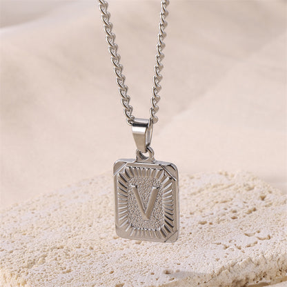 Alphabet necklace
