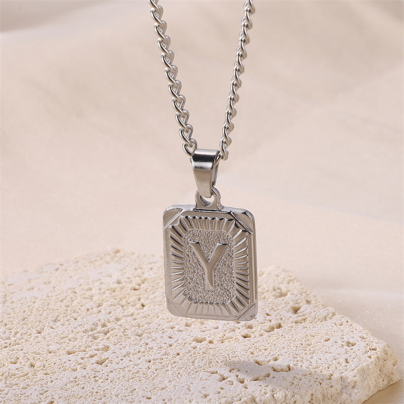 Alphabet necklace