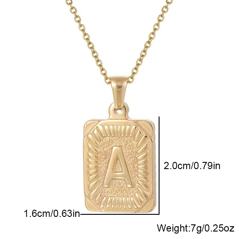 Alphabet necklace