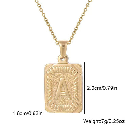 Alphabet necklace