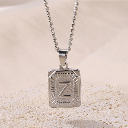 Alphabet necklace